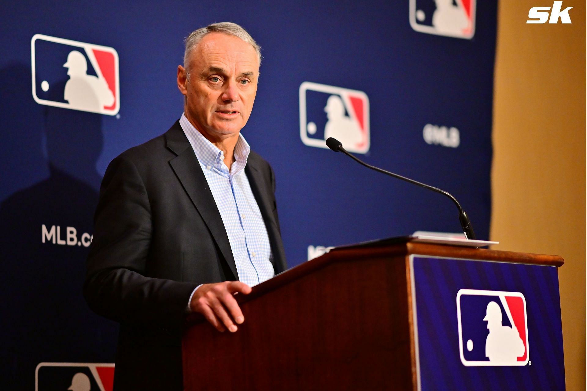 That time when Rob Manfred took a hard step against the Braves