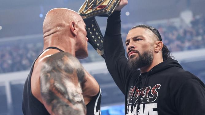 Paul Heyman shares picture of The Rock kneeling before Roman Reigns; The Tribal Chief reacts before WWE SmackDown