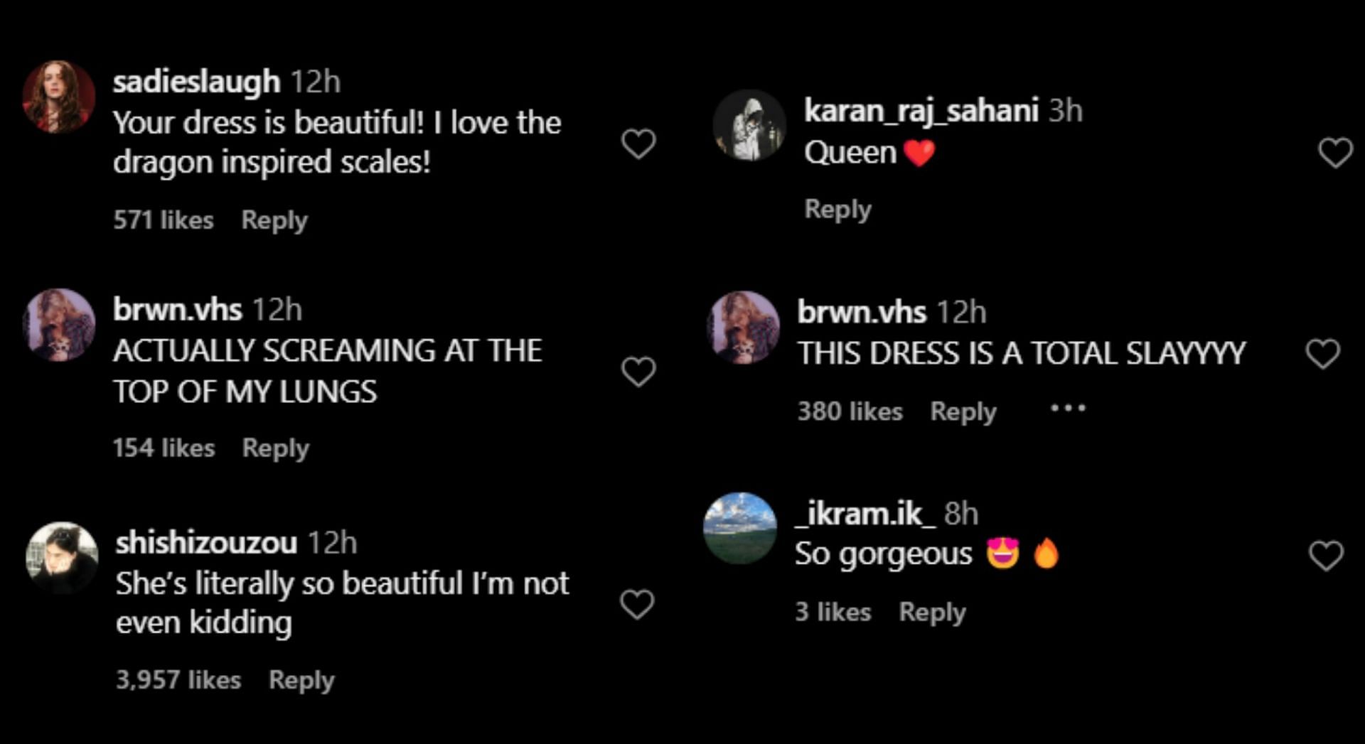 Fan reactions on Millie&#039;s look for the premiere (Image via SportsKeeda)