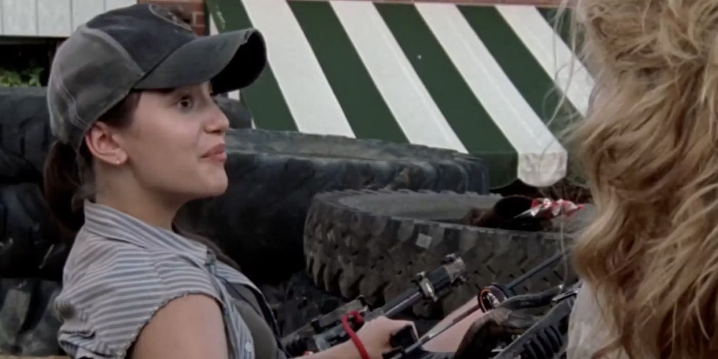 Alexa Nikolas plays Haley in the story of The Walking Dead (Image via AMC Studios)