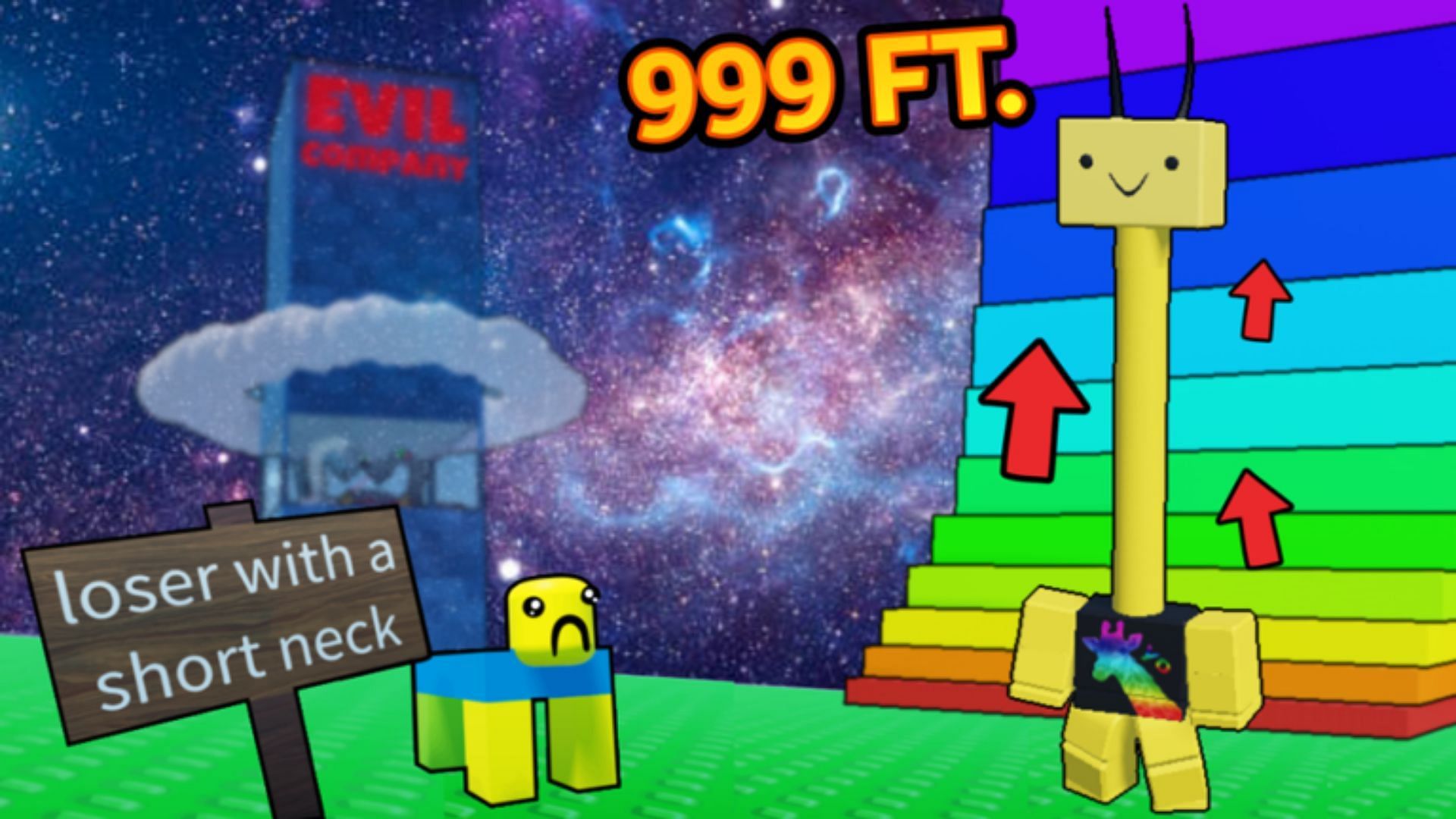 Codes for Every Second Your Neck Grows and their importance (Image via Roblox)