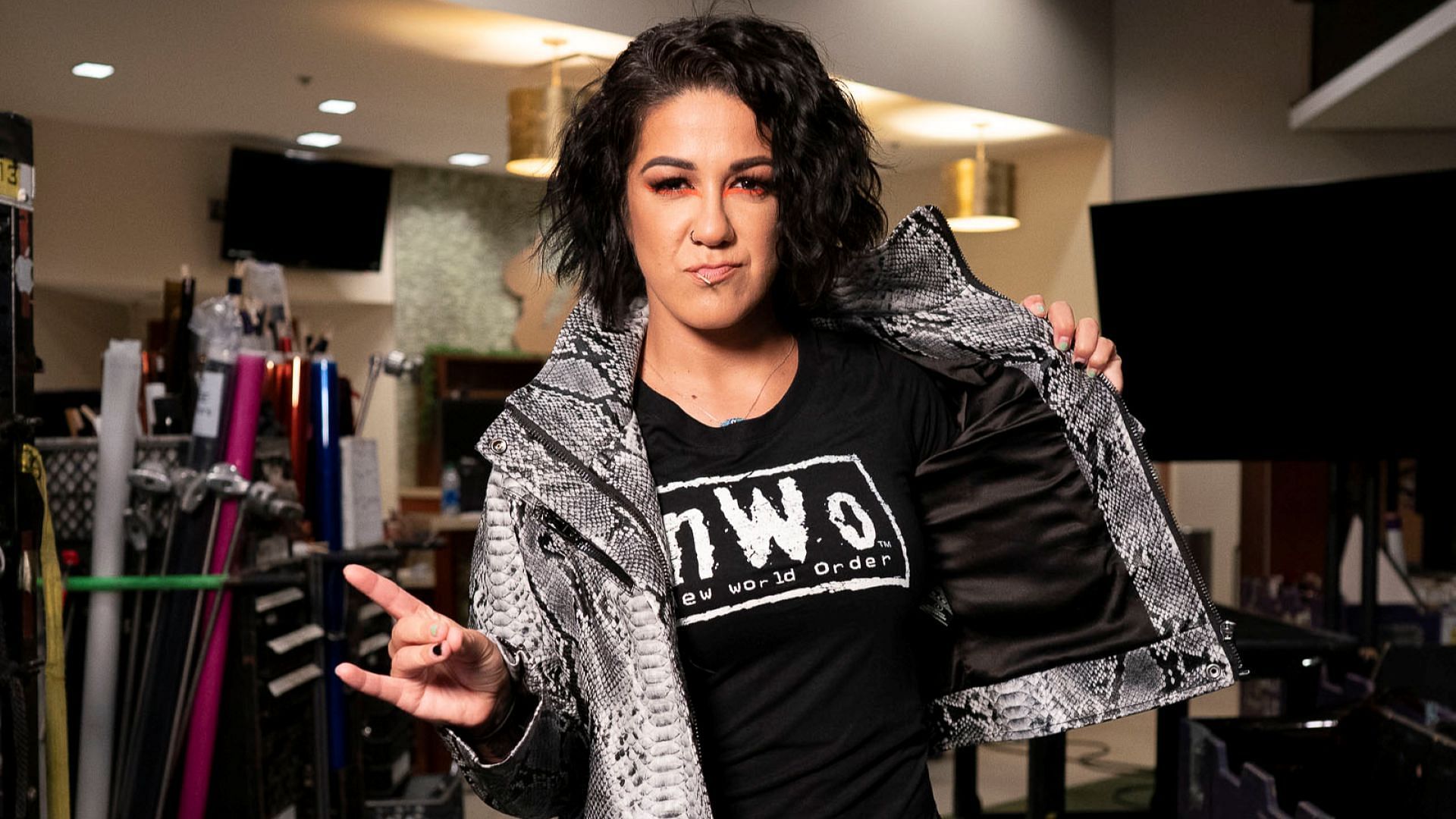 WWE Superstar Bayley represents the NWO