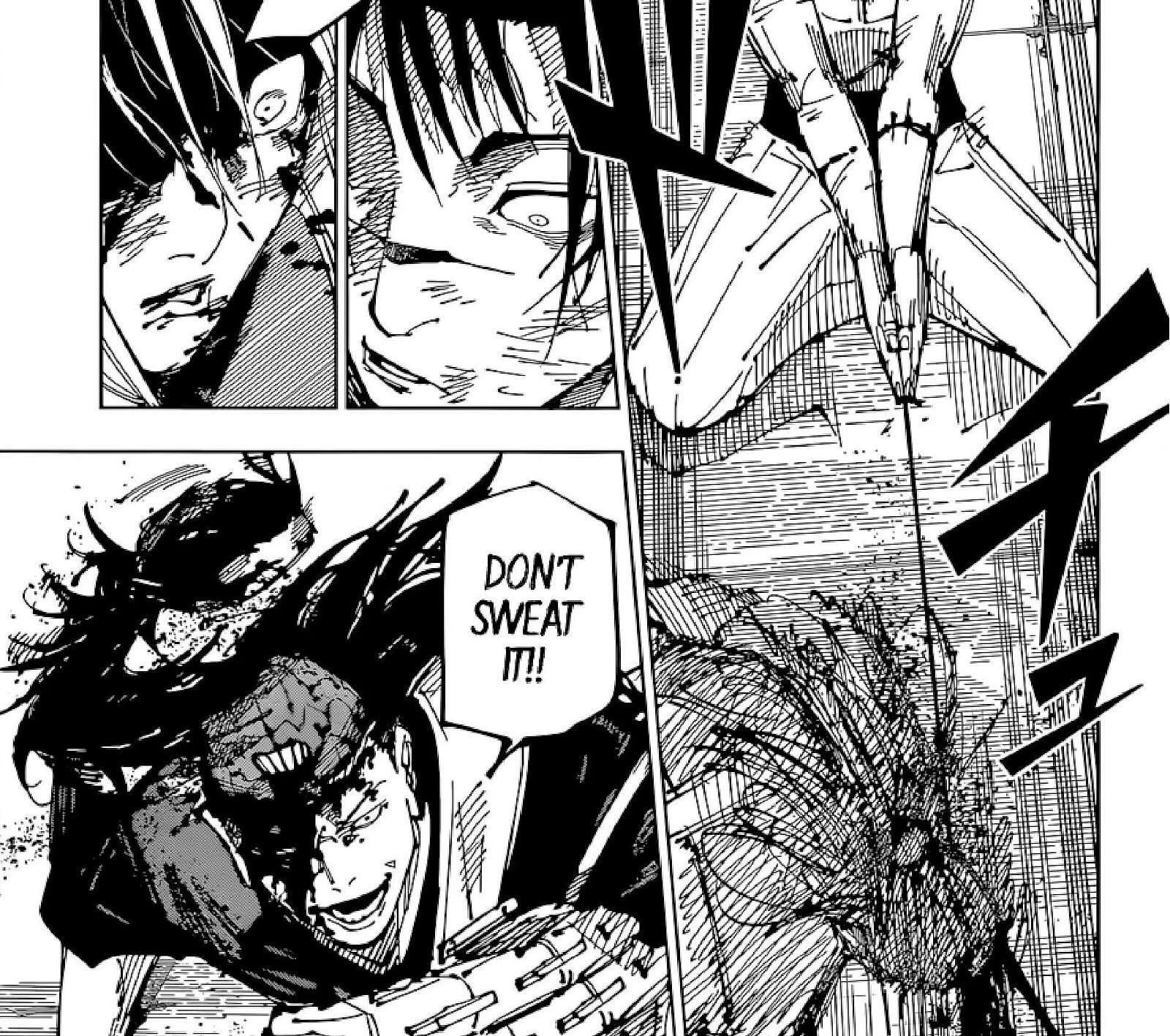 Important fighting scenes of Kenjaku