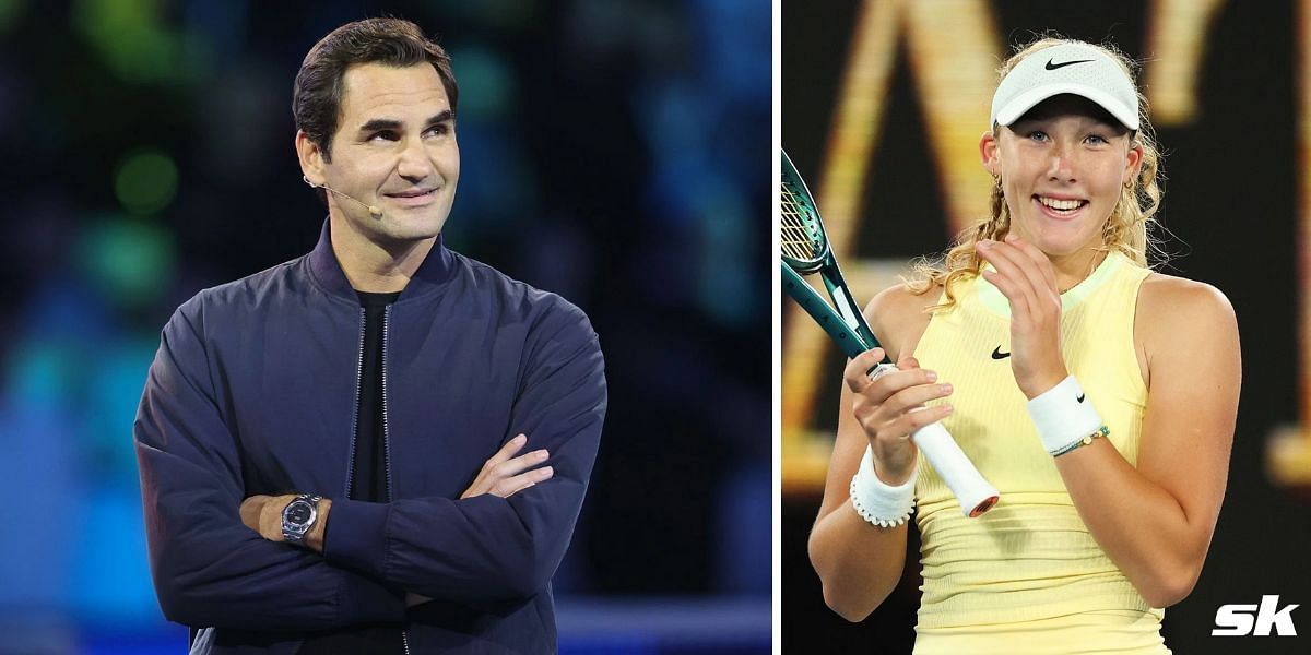 Roger Federer has been named by Mirra Andreeva as her favorite tennis player