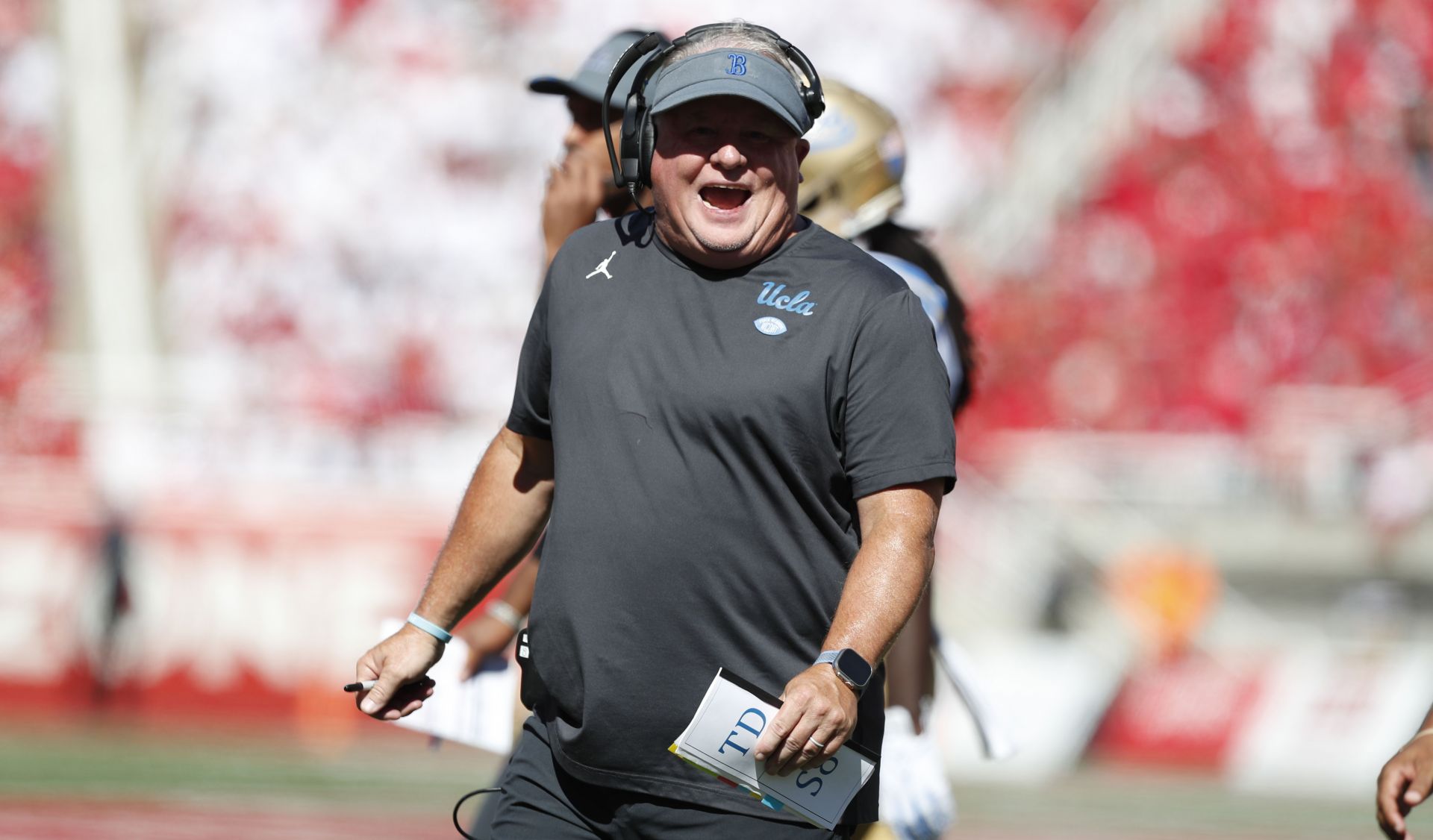 Former head coach Chip Kelly of the UCLA Bruins