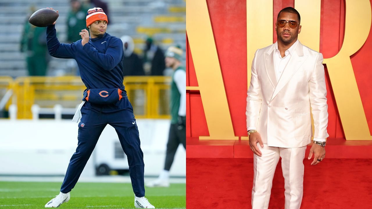 Russell Wilson hypes new teammate Justin Fields as Bears trade QB to Steelers for 6th-round pick