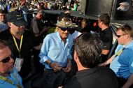 Richard Petty visits Richmond during the Toyota Owners 400.