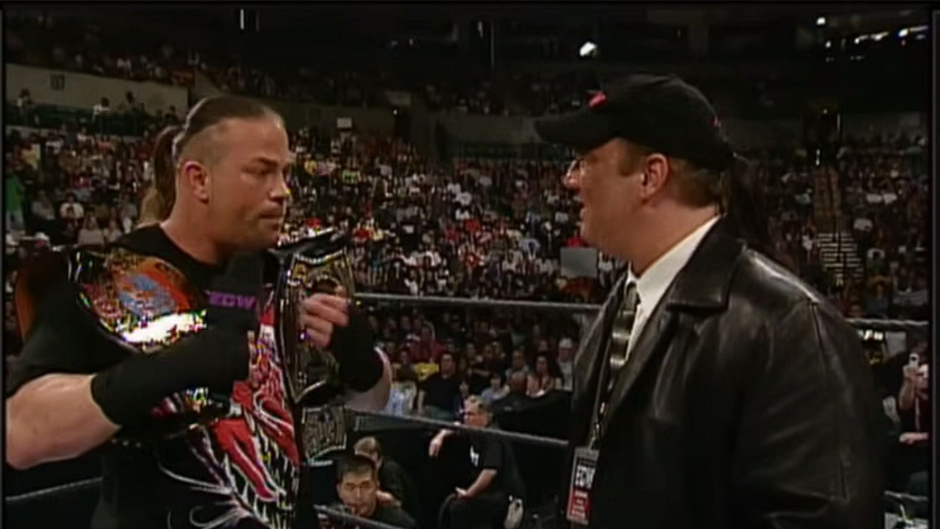Rob Van Dam and Paul Heyman worked with each other in ECW [Photo courtesy of WWE
