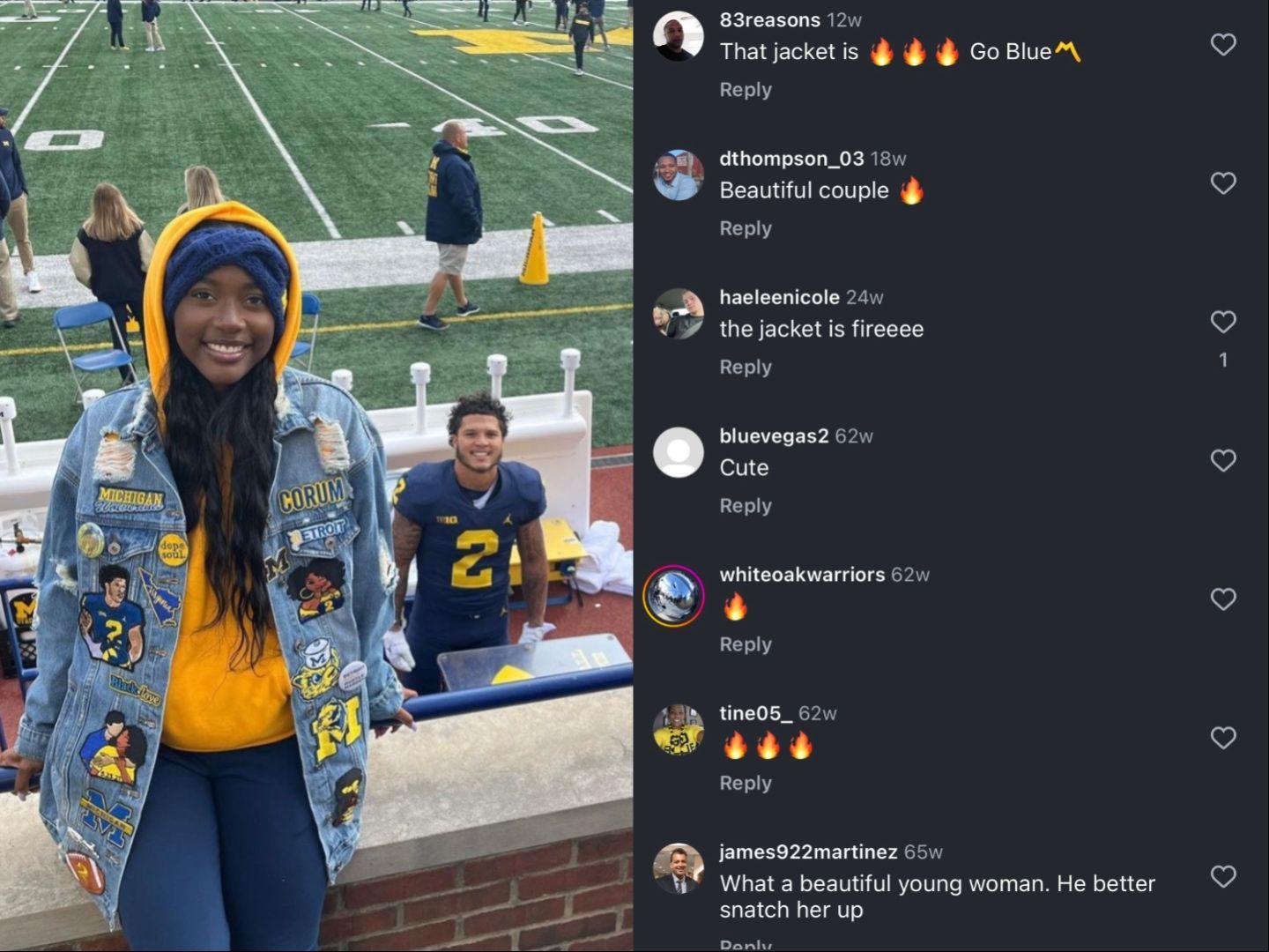 5 best photos of Blake Corum and GF Makiah Shipp that gave CFB