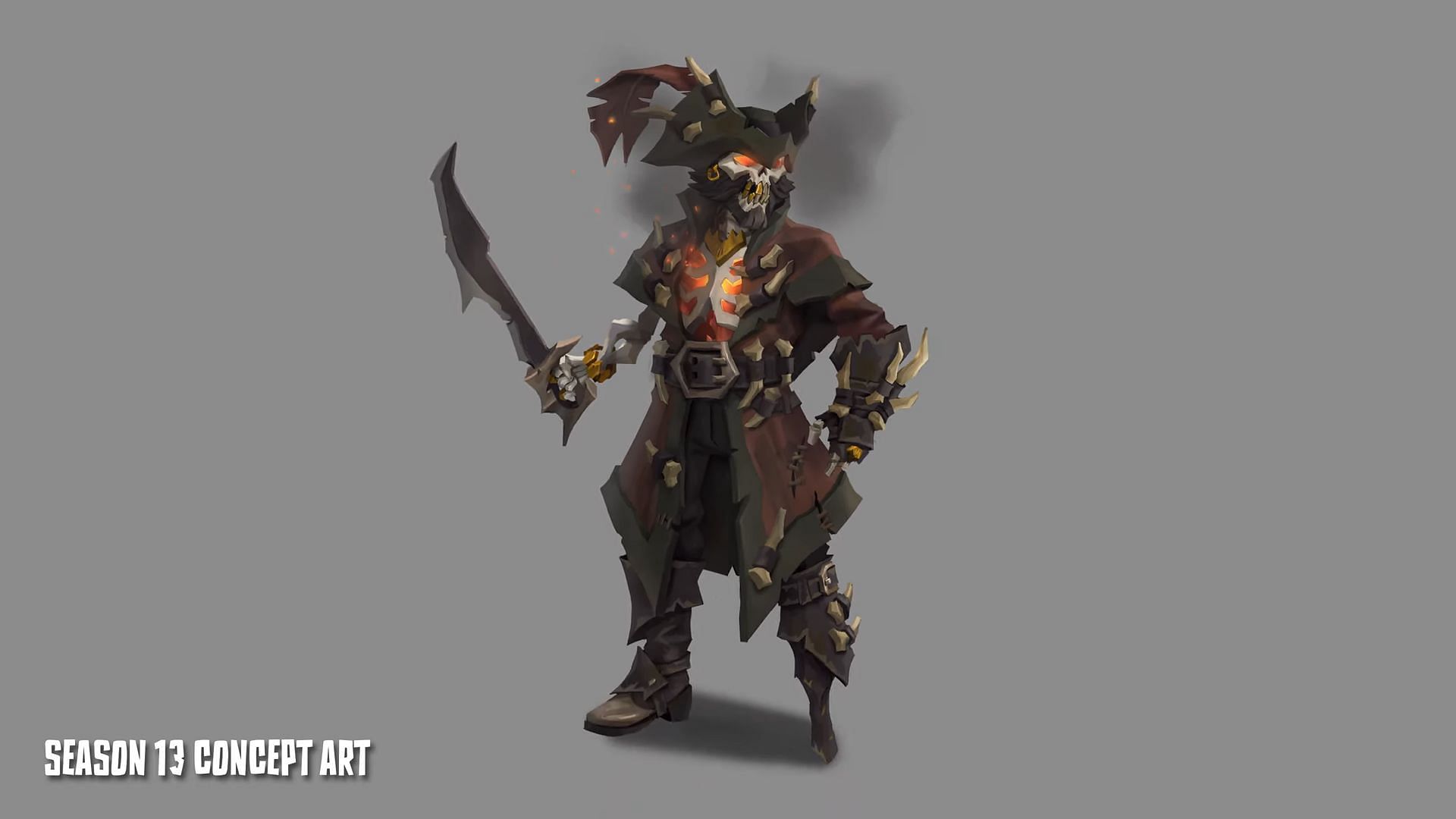 Captain Flameheart makes a return in Season 13, as revealed in the Sea of Thieves 2024 Preview Event (Image via Rare)