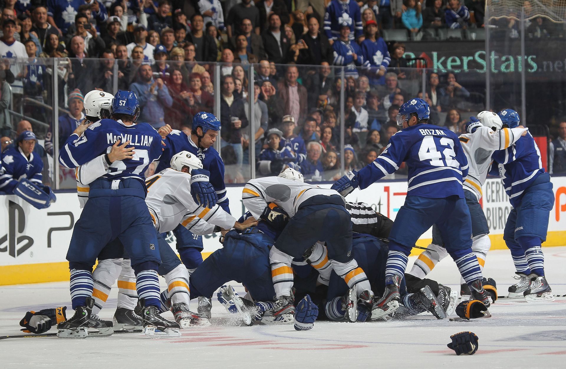 WATCH: All 10 Toronto Maple Leafs And Buffalo Sabres Players Ejected ...