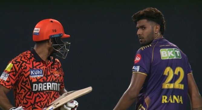 [Watch] Harshit Rana stares at Mayank Agarwal after taking his wicket to complete revenge in KKR vs SRH IPL 2024 clash