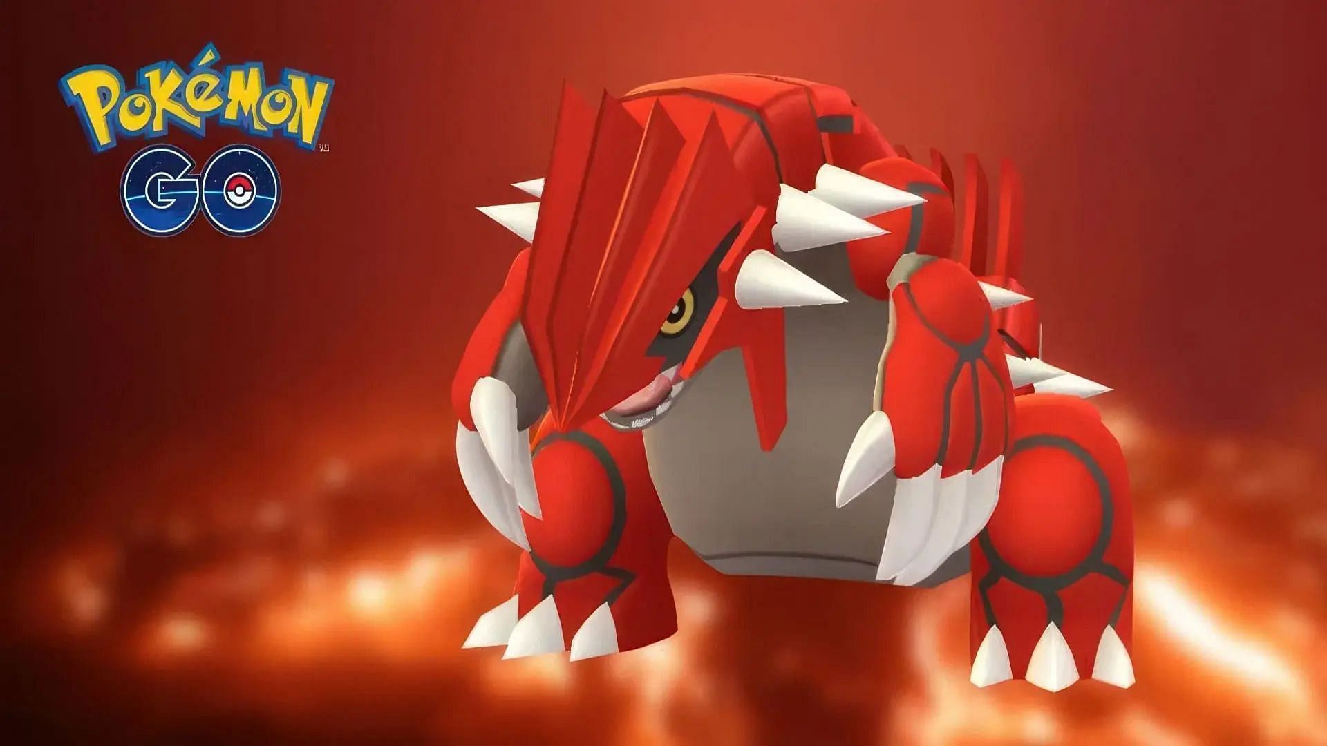 Groudon in Pokemon GO (Image via Sportskeeda/The Pokemon Company)