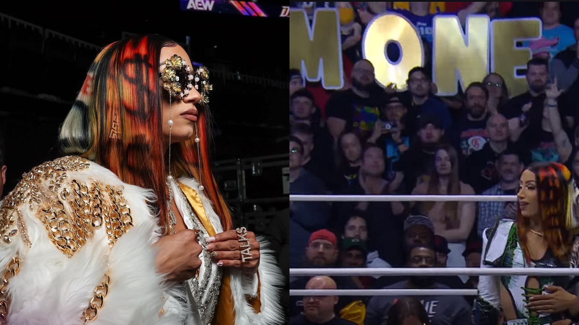 Mercedes Mon&eacute; made her first AEW appearance tonight at Big Business [Photo courtesy of AEW