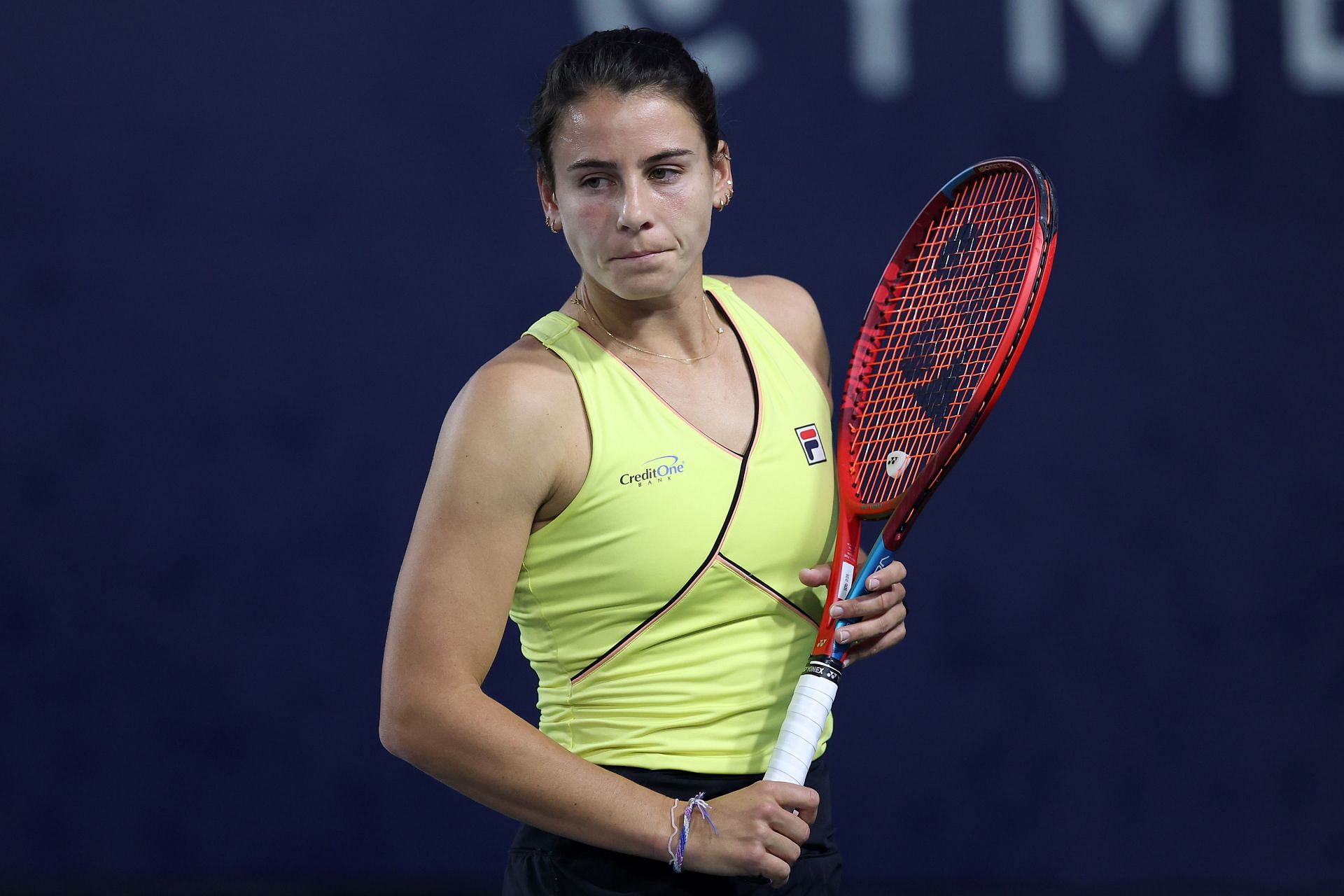 Emma Navarro at the 2024 San Diego Open.