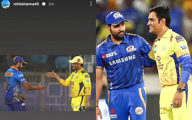 IPL 2024 : MS Dhoni की CSK की कप्तानी छोड़ने पर इमोशनल हुए रोहित शर्मा, शेयर किया खास पोस्ट