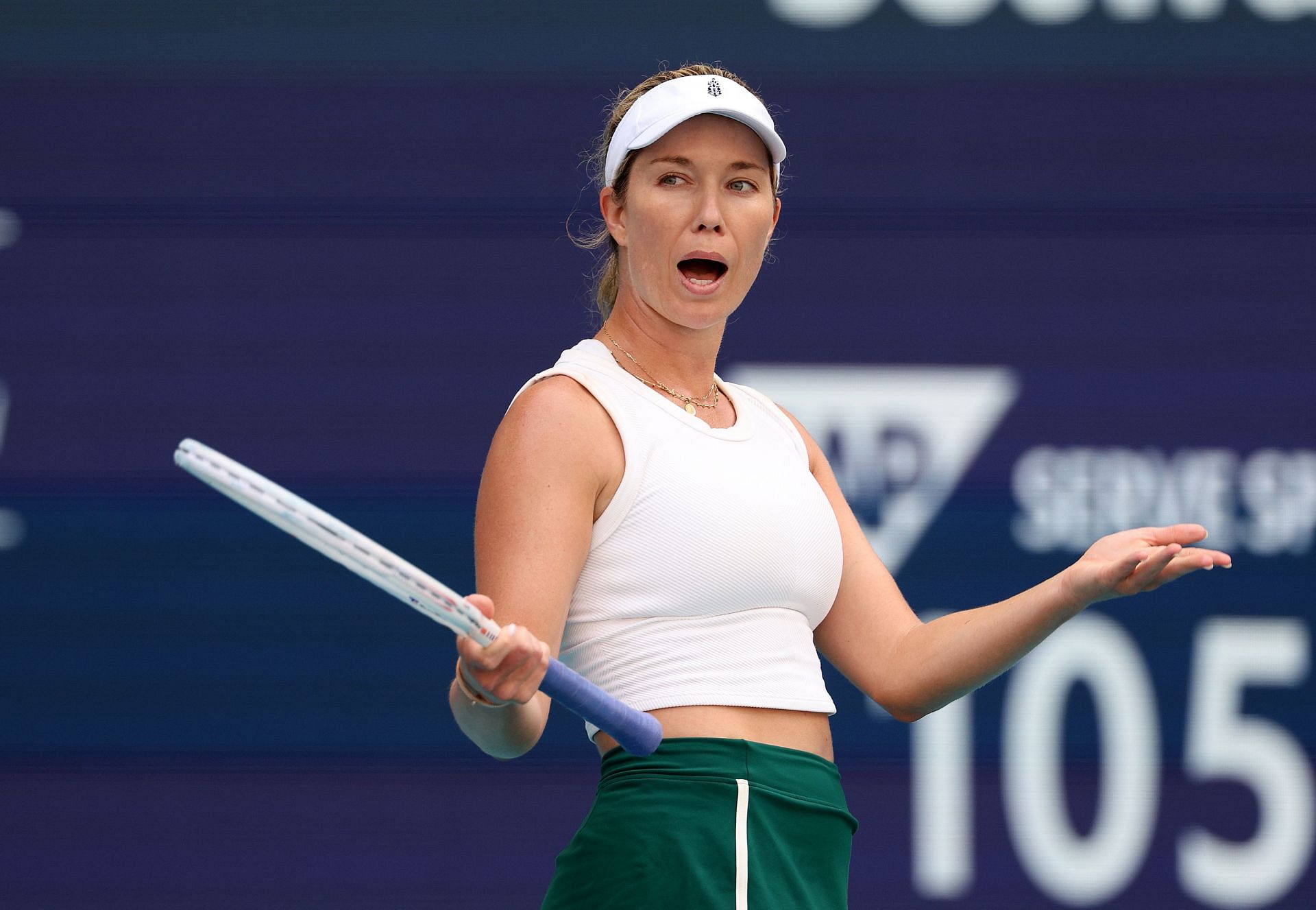 Danielle Collins at the 2024 Miami Open