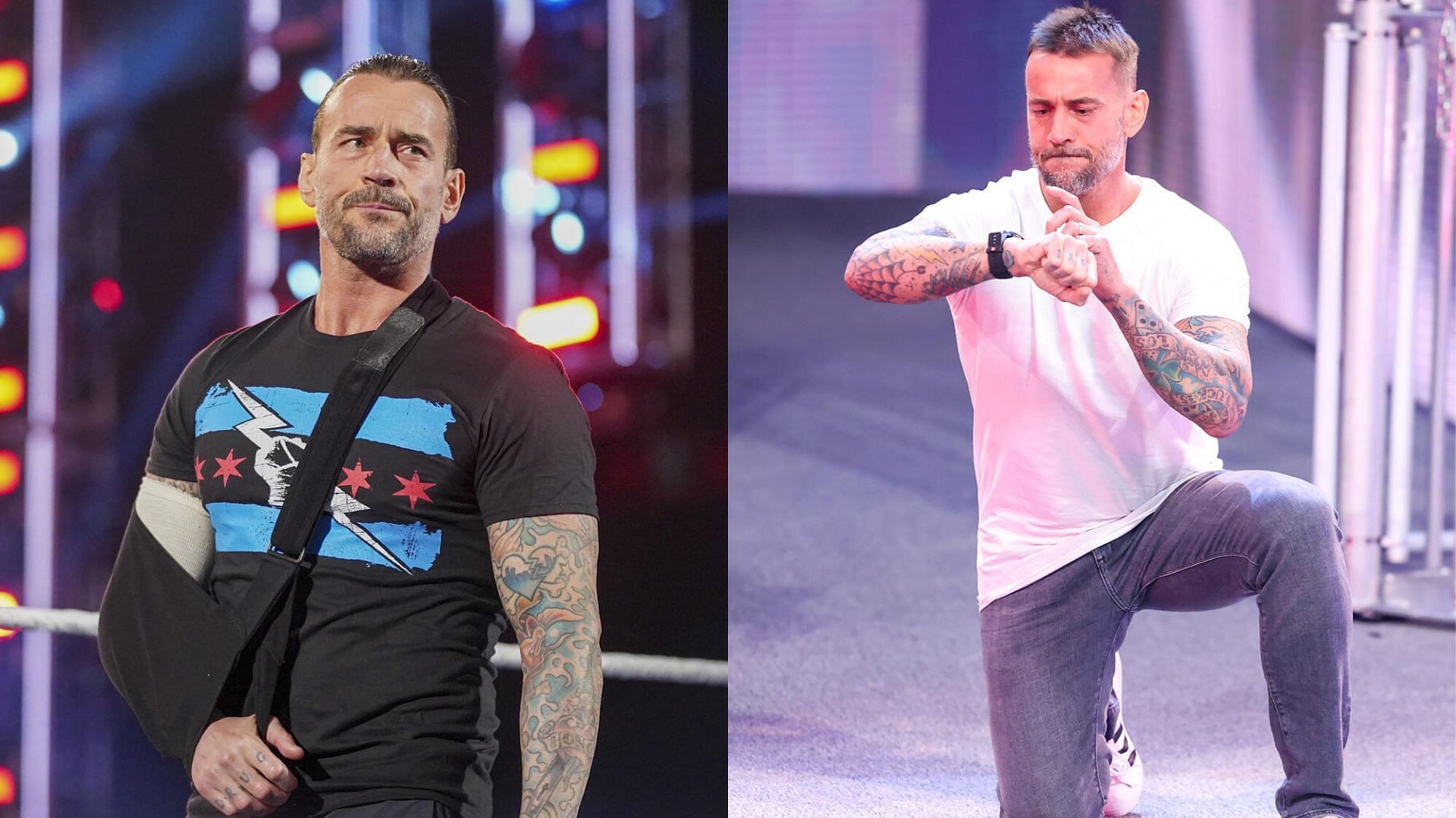 CM Punk suffered an injury during the Men