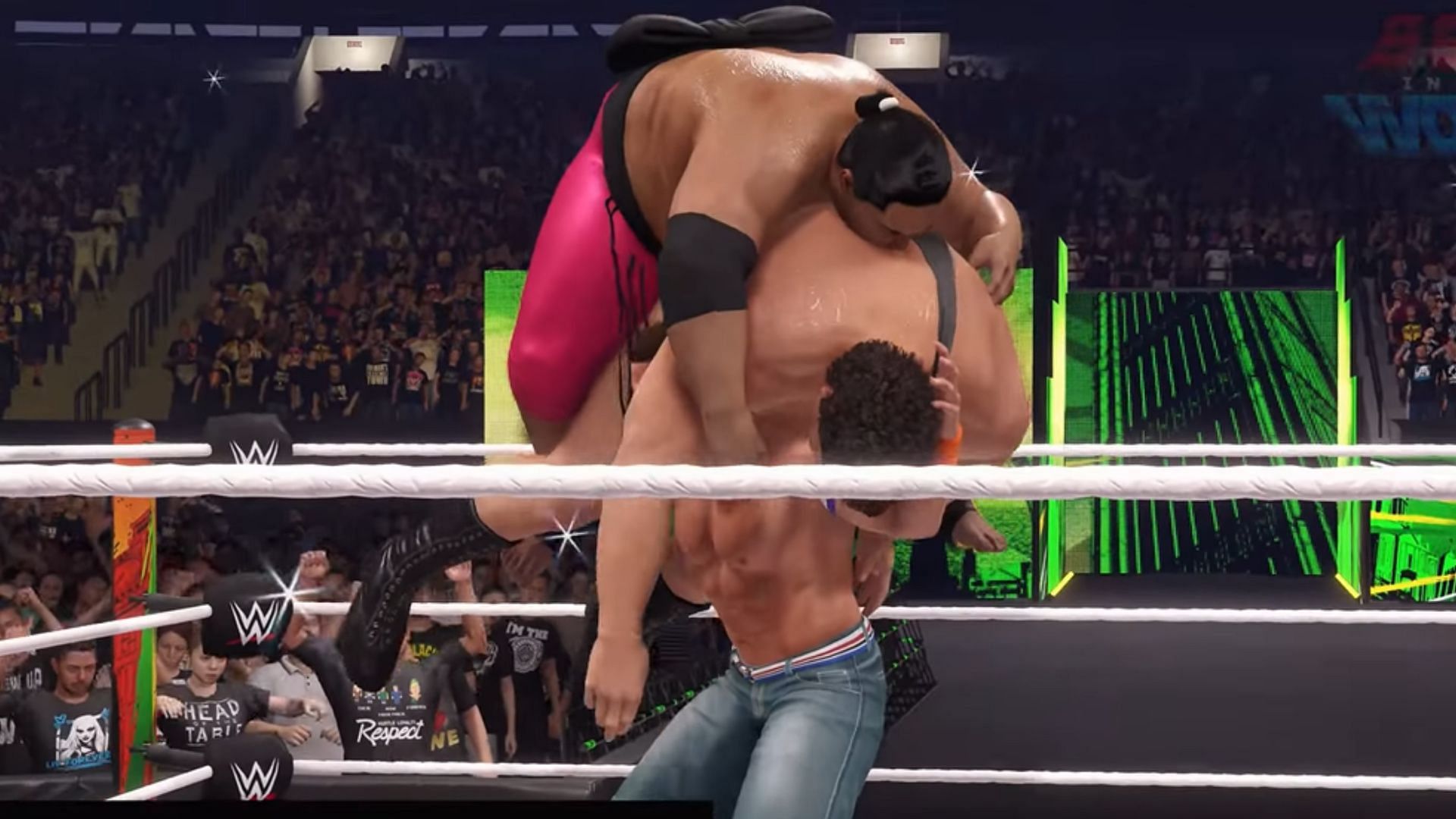 Double Finisher in WWE 2K24 will help you to win matches more easily (Image via 2K)