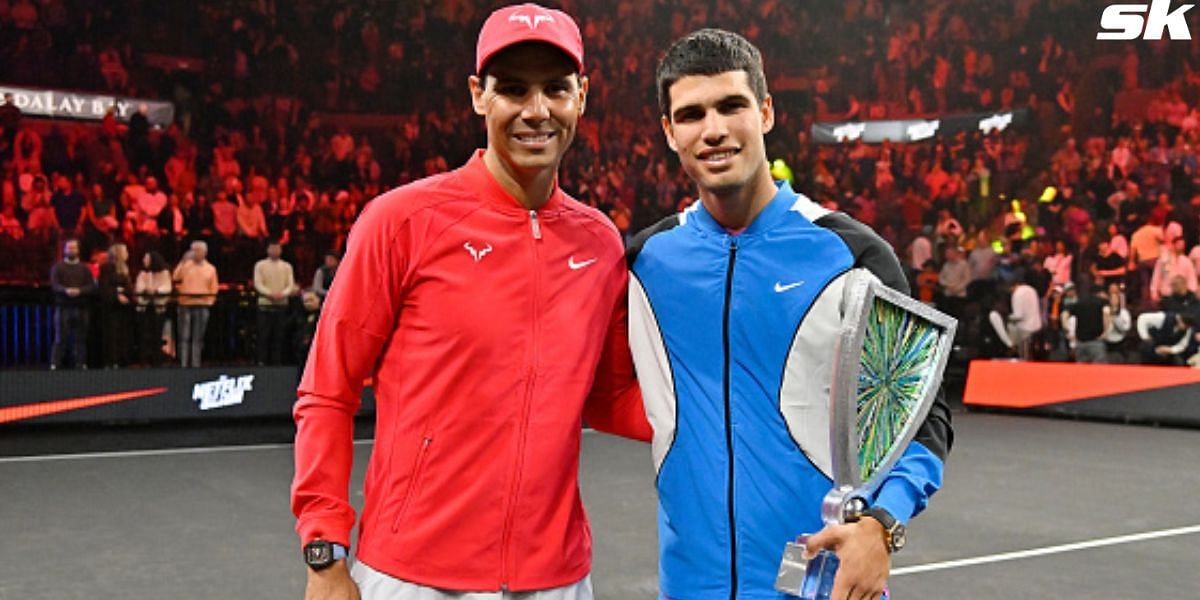 Fans react to Rafael Nadal and Carlos Alcaraz