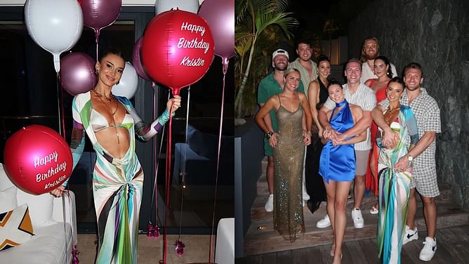 IN PHOTOS: Kyle Juszczyk's wife Kristin celebrates 30th birthday with exotic tropical getaway