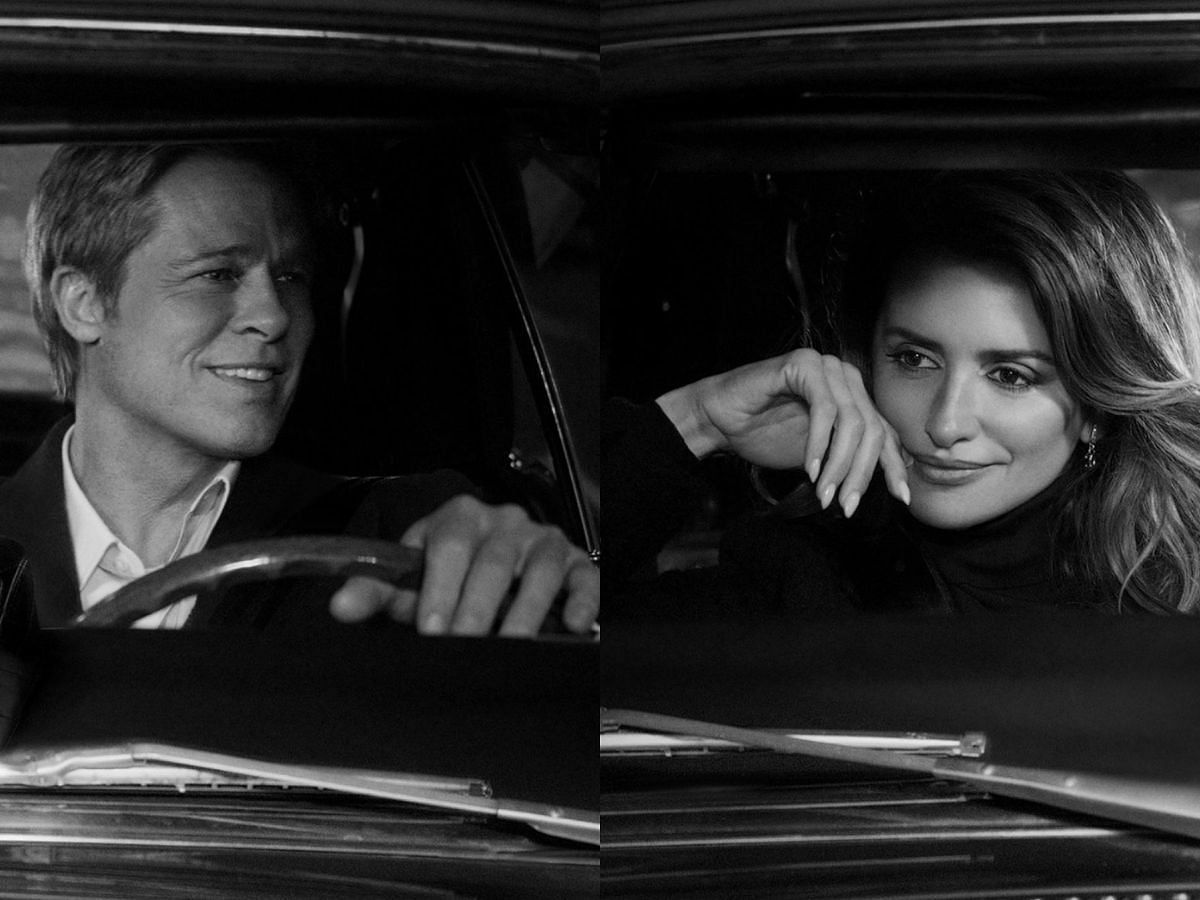 Brad Pitt and Penelope Cruz for Chanel campaign (Image via Instagram/ Chanel official)