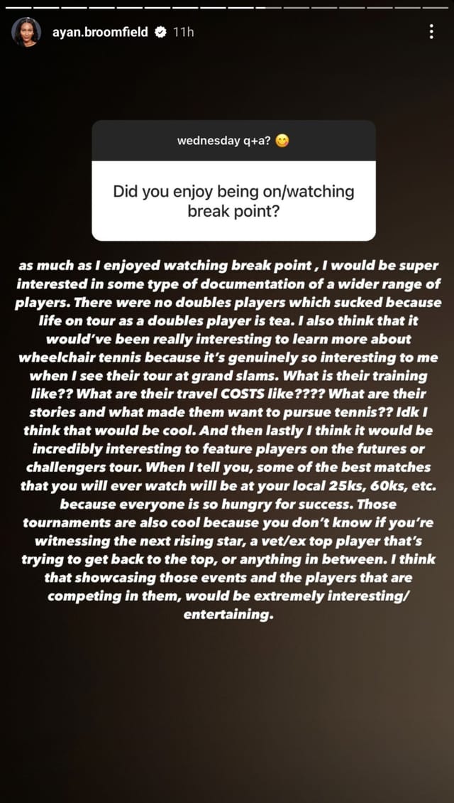 "There were no doubles players, which sucked" Frances Tiafoe's
