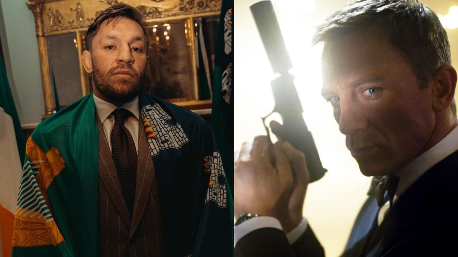 When Conor McGregor (left) revealed he was offered to play a James Bond villain opposite Daniel Craig (right) [Images courtesy of @thenotoriousmma &amp; @craigdanielbond on Instagram]