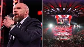Triple H sends a message during WWE RAW