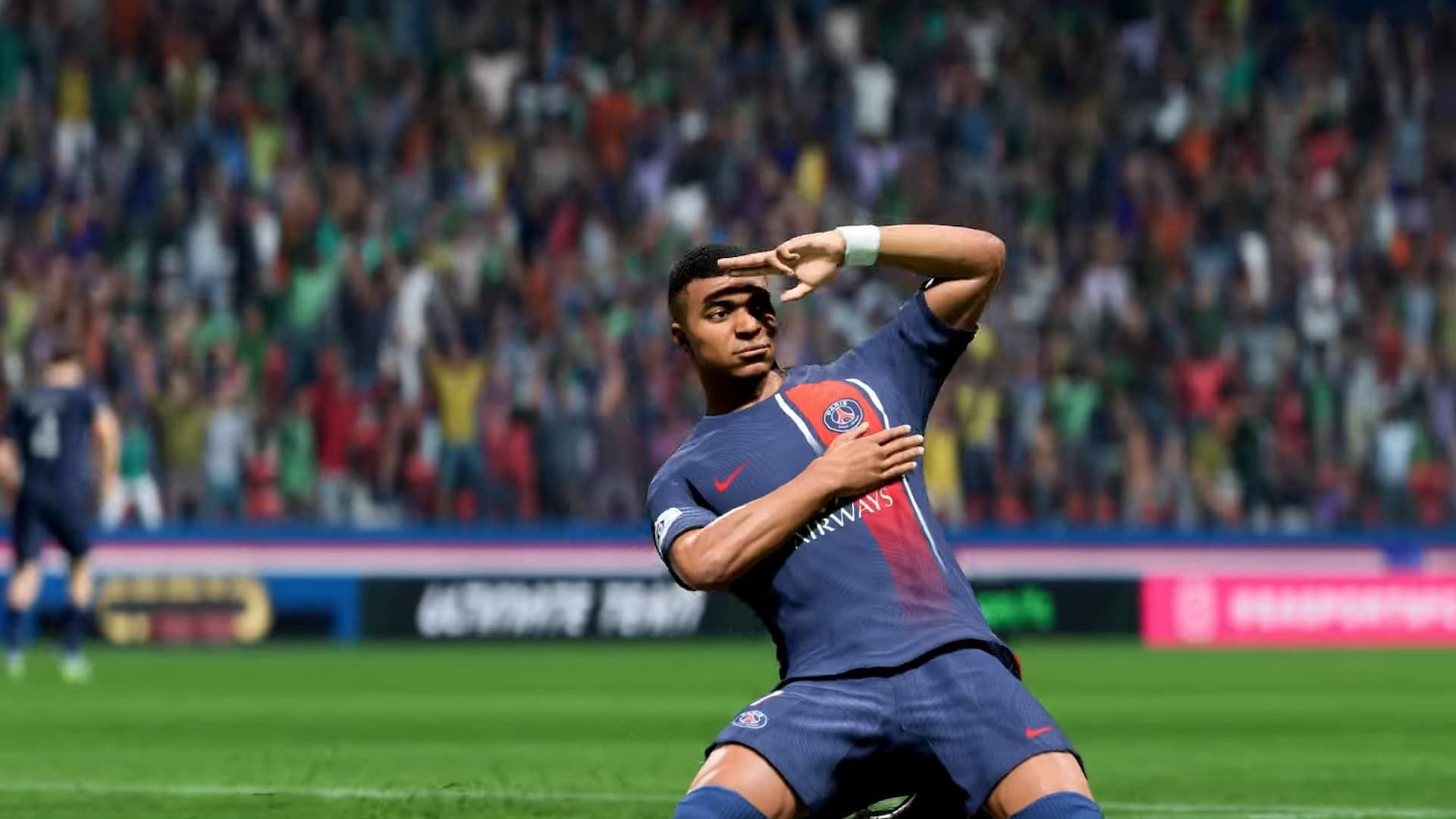 Slide Salute celebration in EA FC 24 (Image via EA Sports)