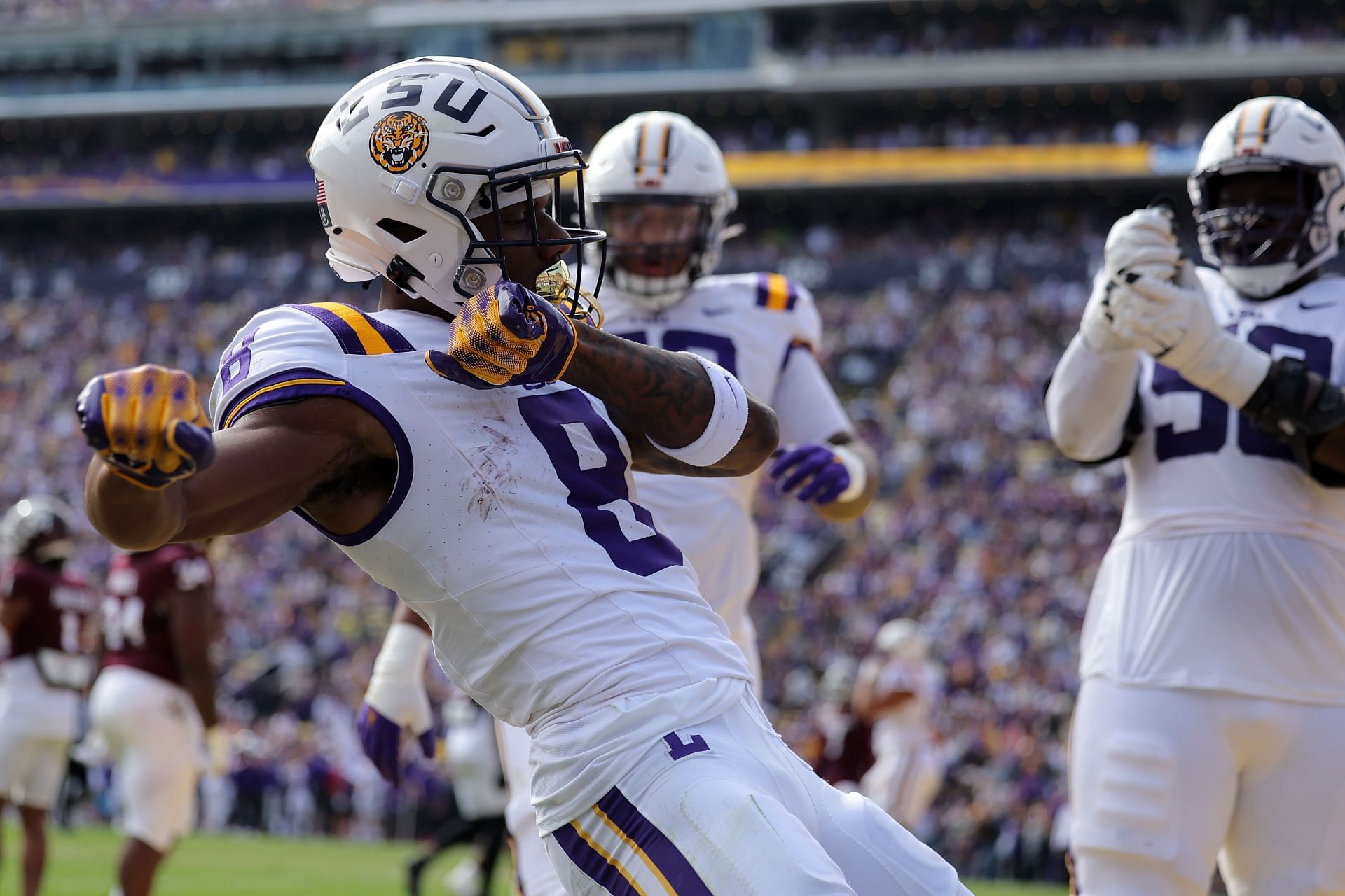 Malik Nabers at Texas A&amp;M vs. LSU