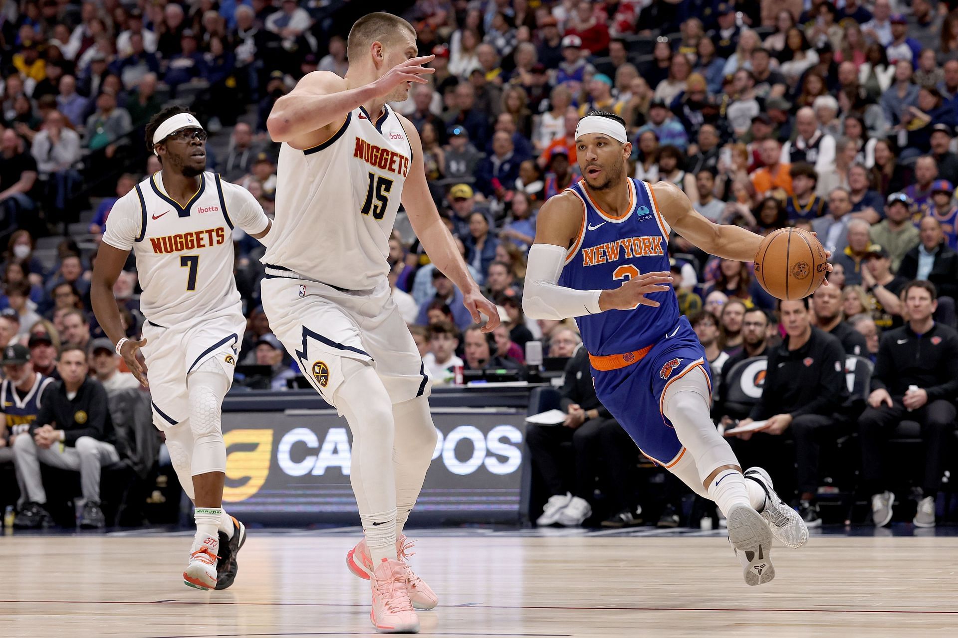 New York Knicks v Denver Nuggets