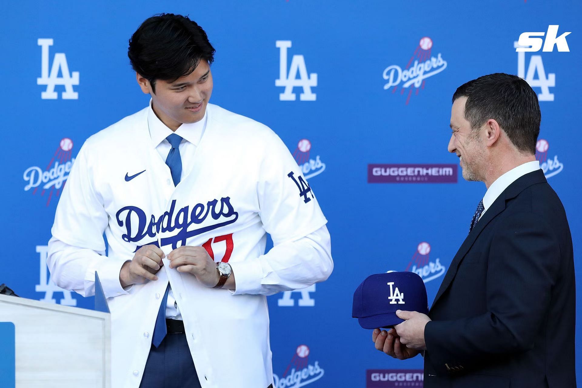 Andrew Friedman welcomes Shohei Ohtani to the team