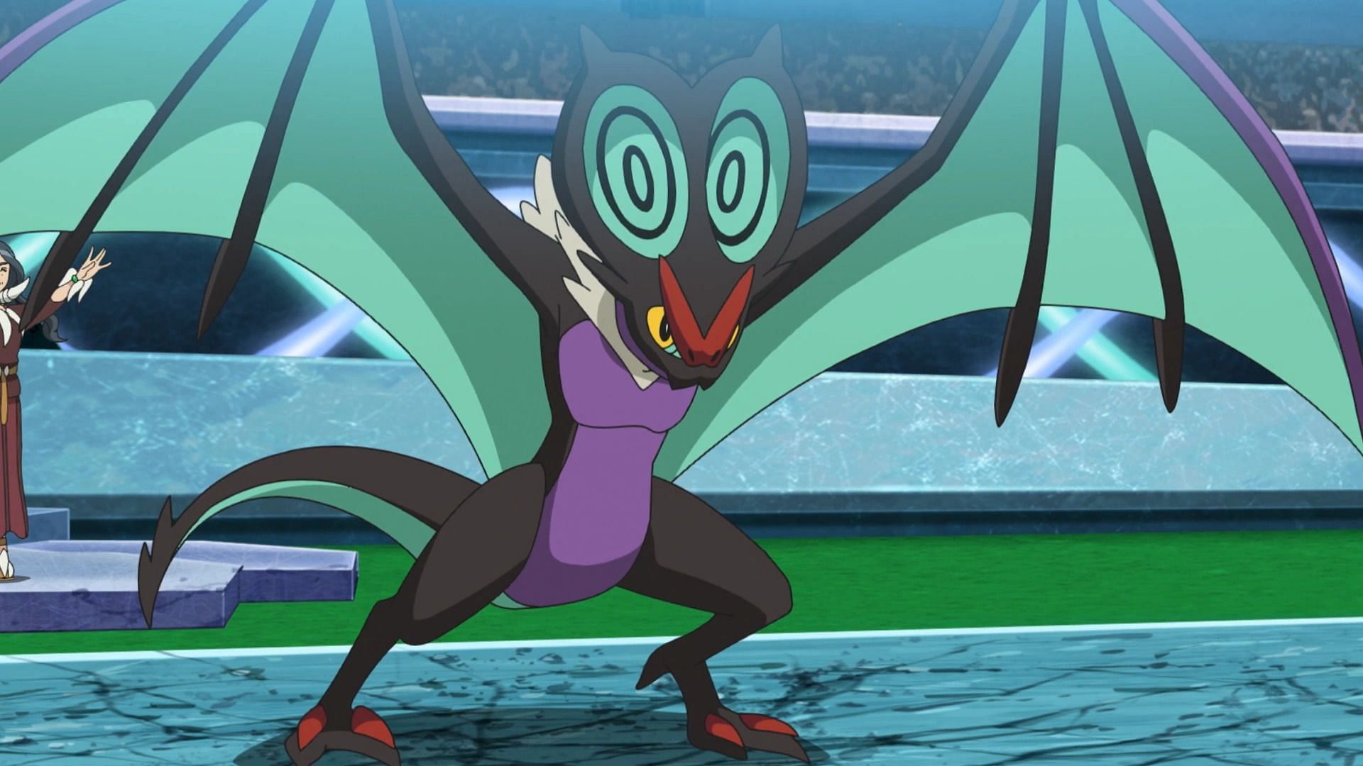 Noivern in the anime (image via The Pokemon Company