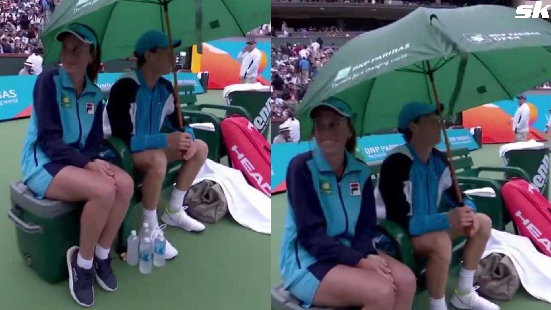 Jannik Sinner shares heartwarming moment with ball girl at the 2024 BNP Paribas Open