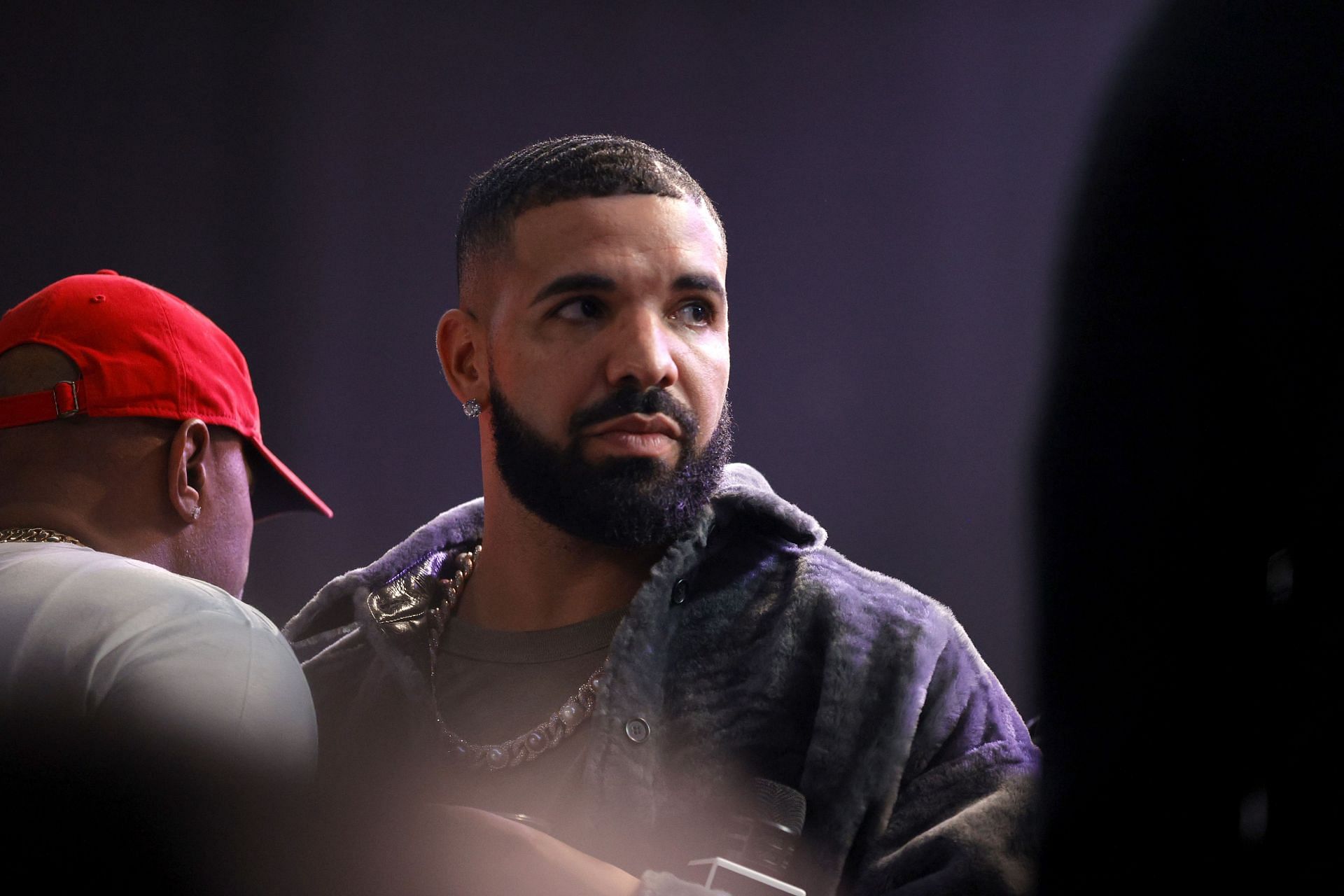 Drake at his rap battle event