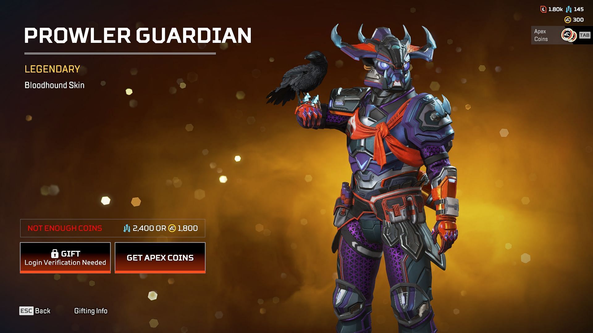Bloodhound skin of Inner Beast Collection Event(Image via Respawn Entertainment)