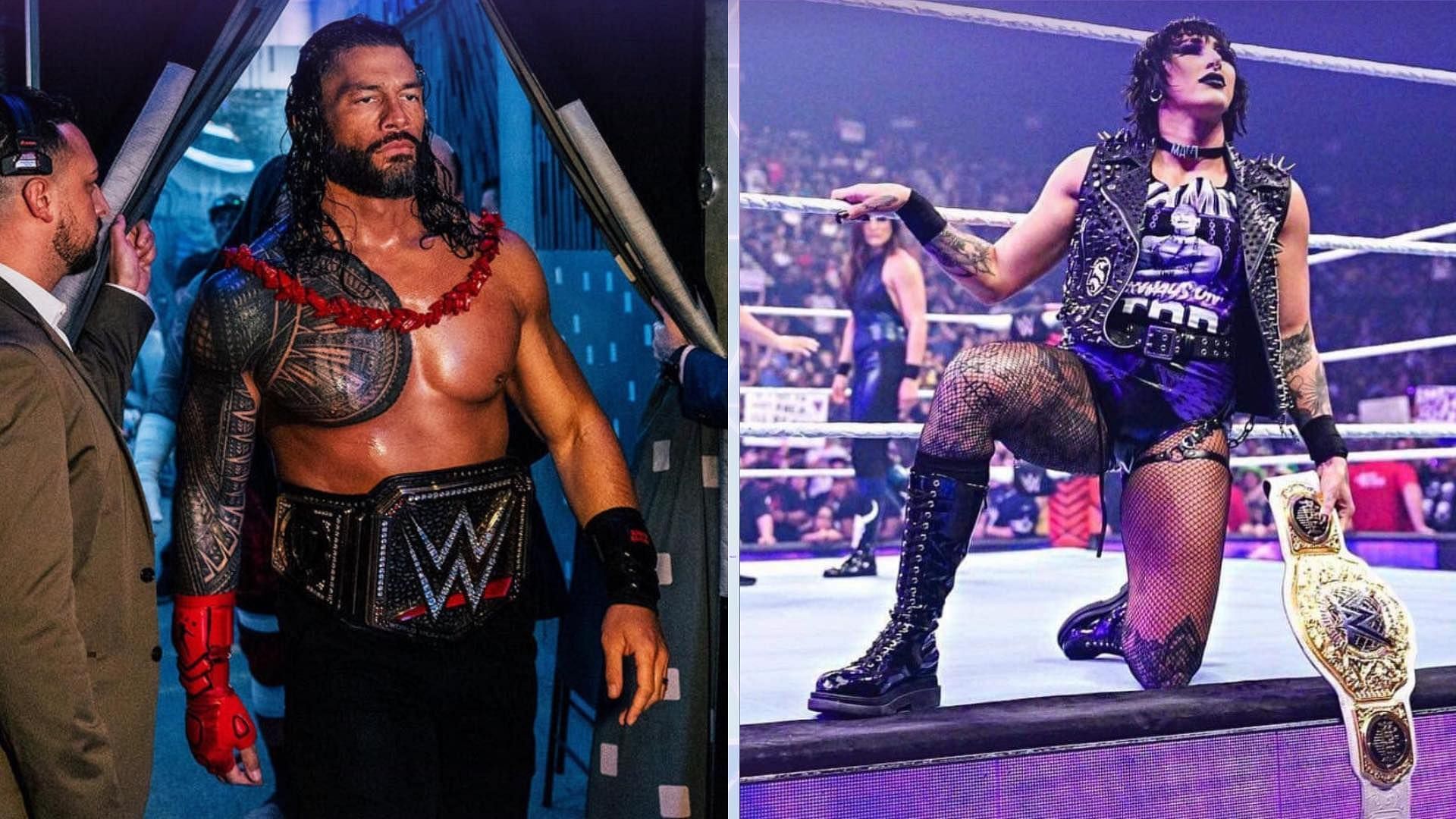 Roman Reigns and Rhea Ripley both won at WrestleMania 39,