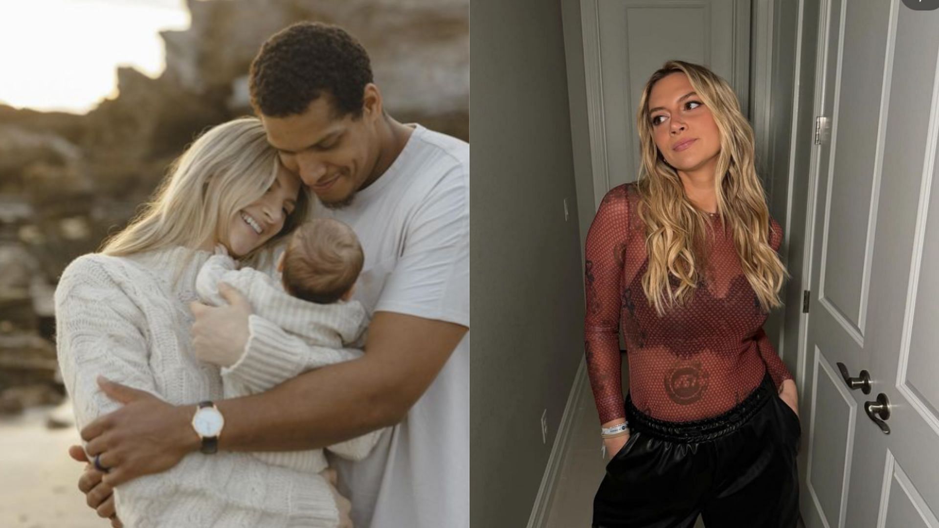 Allison Kuch and Isaac Rochell welcomed their first child three months ago, now she is dealing with haters who have mocked her postpartum journey. 