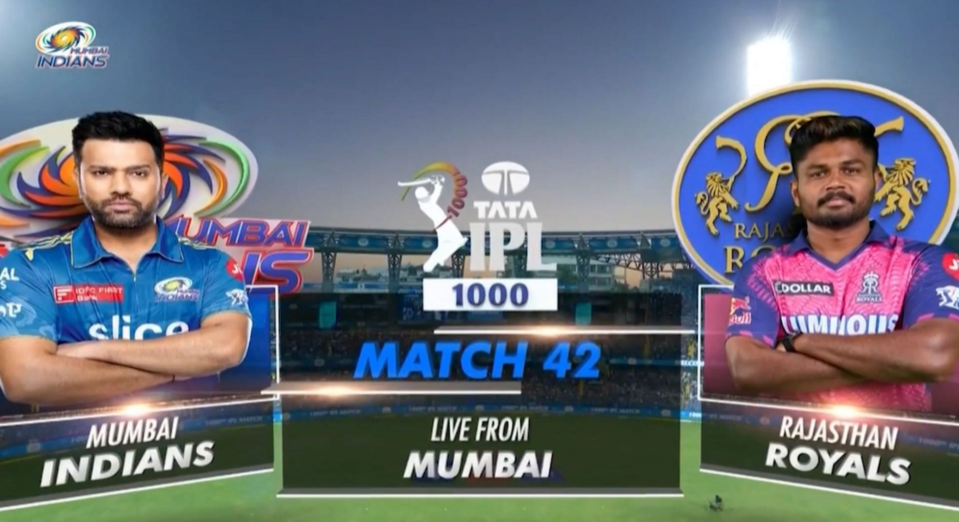 Mumbai Indians vs Rajasthan Royals Scorecard, Highlights and Results