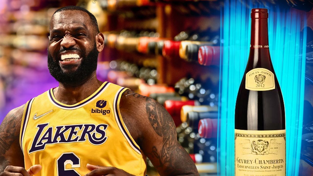 Wine connoisseur LeBron James shares Chambertin 2012 with co-host JJ Redick on 