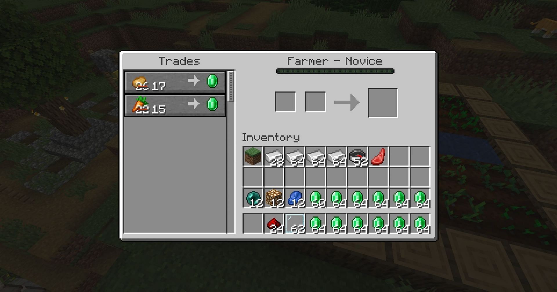 The discounts from the effect are quite considerable. (Image via Mojang)