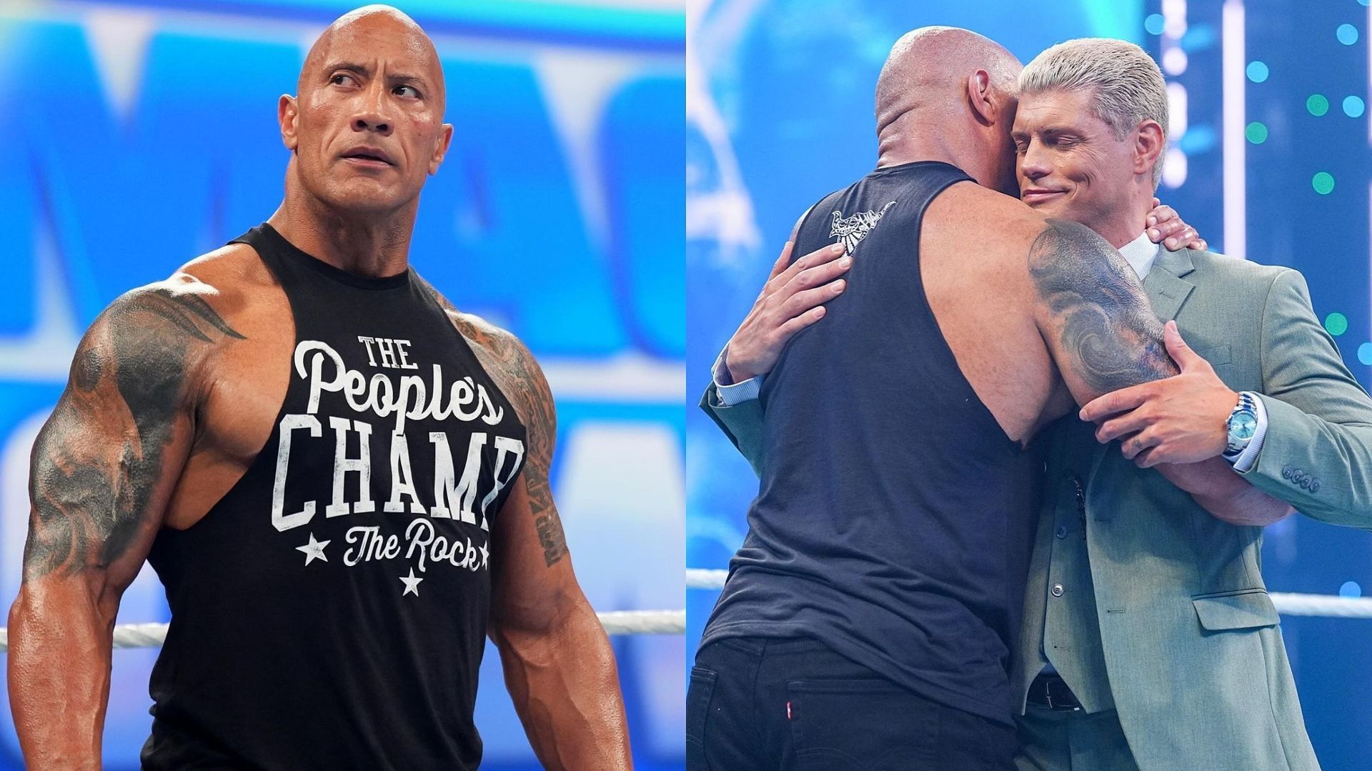 The Rock and Cody Rhodes