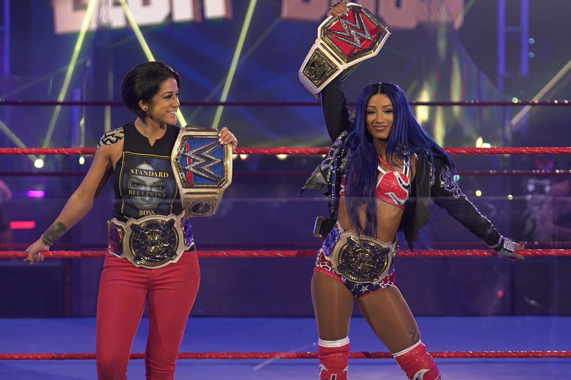 Bayley and Sasha Banks are the former WWE Tag Team Champions. (Image credits: Bayley
