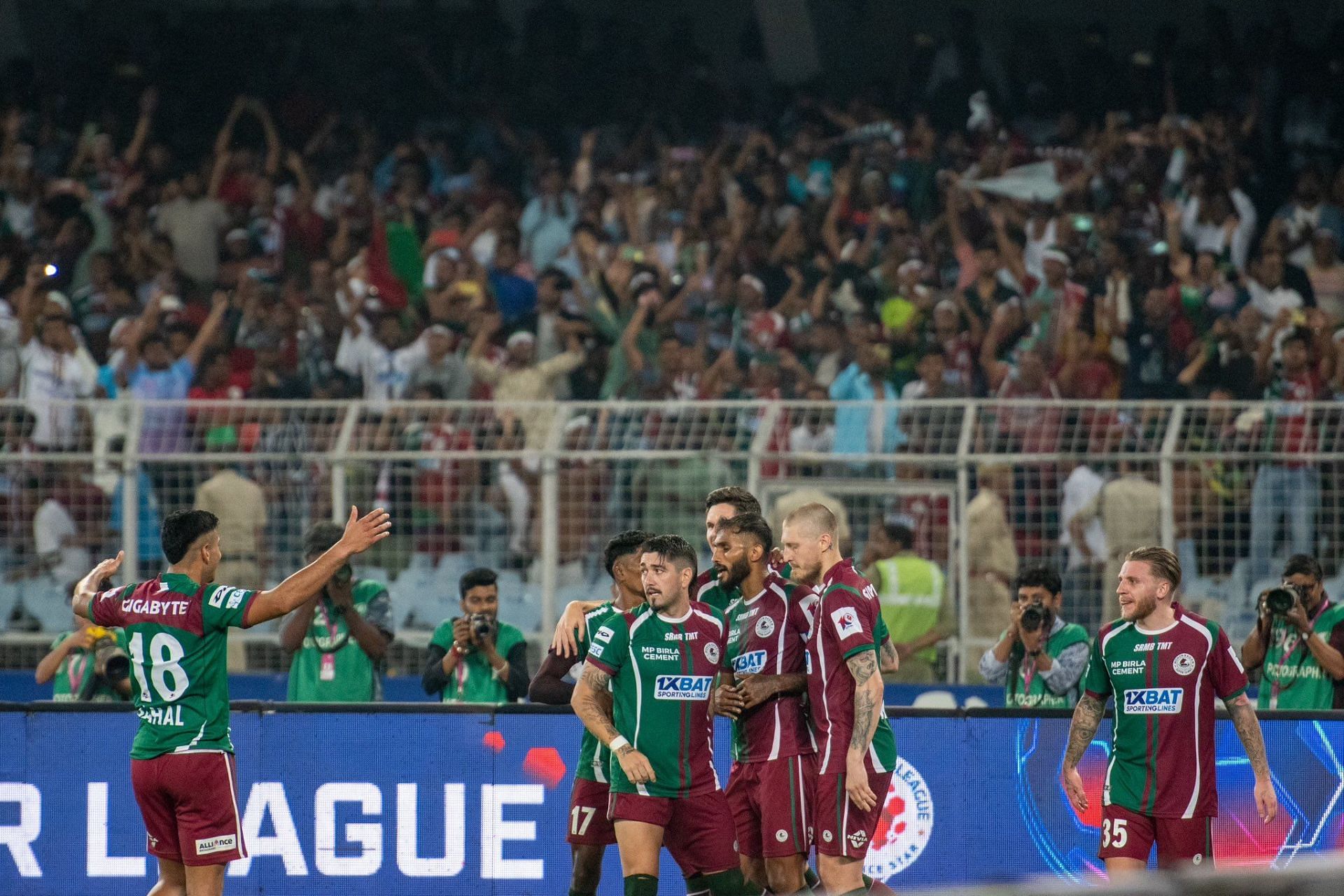 Mohun Bagan SG scored three goals in the first half against East Bengal.