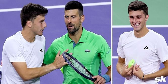 “Every night I go to bed I see Novak Djokovic”: Luca Nardi jokes about keeping Serb’s poster up on bedroom door even after beating him at Indian Wells
