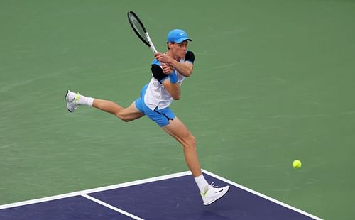 Jannik Sinner at the BNP Paribas Open 2024