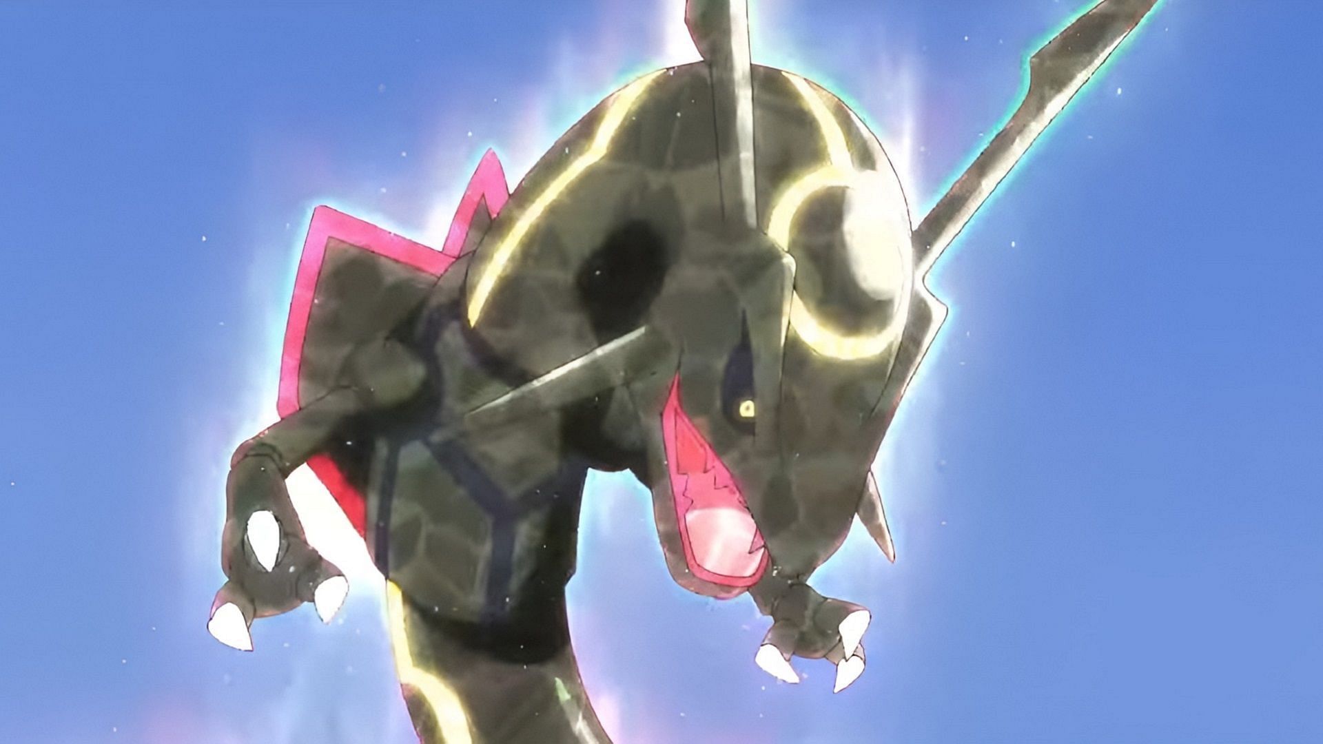 The Black Rayquaza&#039;s rage continues in Episode 45 (Image via The Pokemon Company)