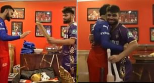 "Thank you for the advice bhaiya" - Rinku Singh catches up with Virat Kohli after RCB vs KKR IPL 2024 clash