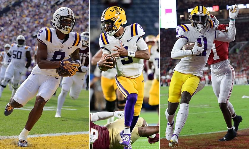 WATCH LSU buddies Malik Nabers and Brian Thomas Jr. has hilarious reaction to 2023 Heisman